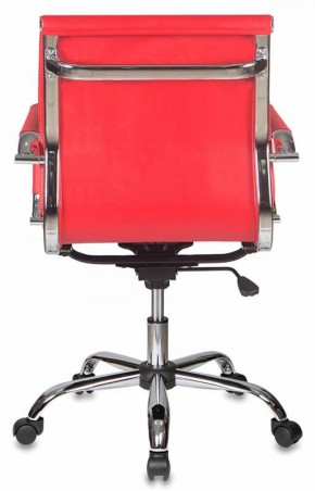 Кресло руководителя Бюрократ CH-993-LOW/RED красный в Приобье - priobie.ok-mebel.com | фото 4