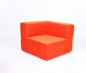 Кресло-угловое-модуль бескаркасное Тетрис 30 (Оранжевый) в Приобье - priobie.ok-mebel.com | фото
