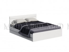 НЭНСИ NEW Кровать 1,4 м (Белый глянец холодный/Белый) в Приобье - priobie.ok-mebel.com | фото 1