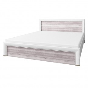 Кровать 160 с подъемником, OLIVIA,цвет вудлайн крем/дуб анкона в Приобье - priobie.ok-mebel.com | фото 2
