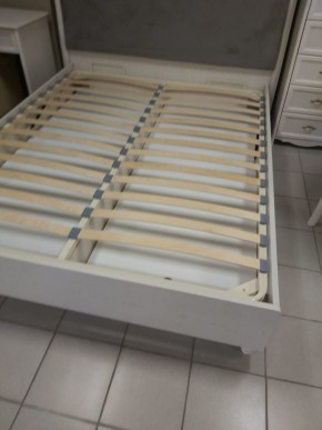 Кровать 2-х спальная (1,4 м) с подъемным механизмом дуб седан/ЭКОКОЖА (ВНКР140-1[3]) в Приобье - priobie.ok-mebel.com | фото 3