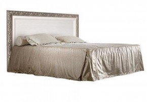Кровать 2-х спальная (1,4 м) Тиффани штрих-лак/серебро (ТФКР140-1) в Приобье - priobie.ok-mebel.com | фото
