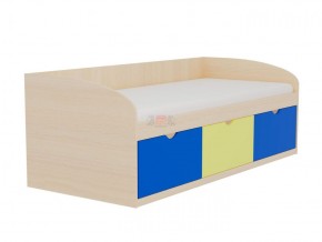 Кровать-8 одинарная с 3-мя ящиками (800*1900) ЛДСП в Приобье - priobie.ok-mebel.com | фото 5