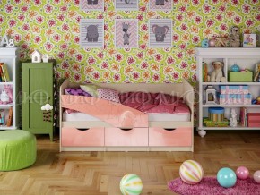 Кровать Бабочки (Розовый металлик) 1600 в Приобье - priobie.ok-mebel.com | фото