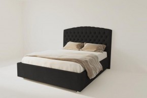 Кровать Берлин без основания 1600 (экокожа кольт ч) в Приобье - priobie.ok-mebel.com | фото