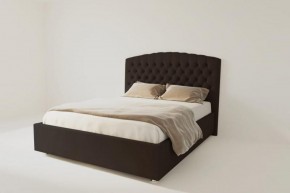 Кровать Берлин без основания 800 (экокожа коричневая) в Приобье - priobie.ok-mebel.com | фото