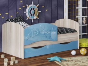 Кровать Дельфин-3 МДФ (фасад 3D) 1600 в Приобье - priobie.ok-mebel.com | фото 3