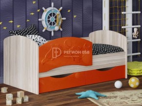 Кровать Дельфин-3 МДФ (фасад 3D) 1600 в Приобье - priobie.ok-mebel.com | фото 9