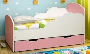 Кровать детская Облака №1 (800*1600) ЛДСП в Приобье - priobie.ok-mebel.com | фото 1