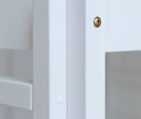 Кровать-домик двухъярусная 80*160 Белый в Приобье - priobie.ok-mebel.com | фото 3