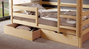 Кровать двухъярусная без крыши 80*160 без покраски в Приобье - priobie.ok-mebel.com | фото 4
