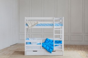 Кровать двухъярусная без крыши 80*190 Белый в Приобье - priobie.ok-mebel.com | фото 4