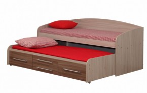 Кровать двухъярусная "Адель - 5" (вудлайн кремовый) в Приобье - priobie.ok-mebel.com | фото 2