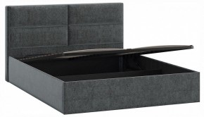 Кровать двуспальная Глосс с ПМ Тип 1 в Приобье - priobie.ok-mebel.com | фото 3
