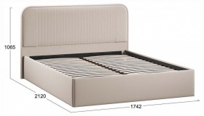 Кровать двуспальная Тиффани с ПМ Тип 1 в Приобье - priobie.ok-mebel.com | фото 4