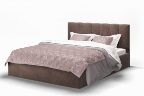 Кровать Элен 1400*2000 Rock 05 (коричневый) в Приобье - priobie.ok-mebel.com | фото