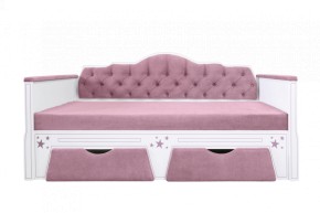 Кровать Фея 1800 с двумя ящиками в Приобье - priobie.ok-mebel.com | фото 5