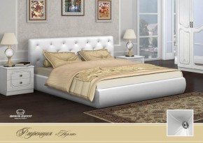 Кровать Флоренция 1600 (серия Норма) + основание + опоры в Приобье - priobie.ok-mebel.com | фото 1