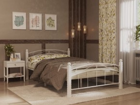 Кровать Гарда-15 с основанием (1200) белая в Приобье - priobie.ok-mebel.com | фото