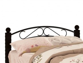 Кровать Гарда-15 с основанием (900) черная в Приобье - priobie.ok-mebel.com | фото 3