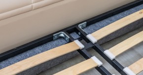 Кровать двойная Оливия 160 + ортопед. основание в Приобье - priobie.ok-mebel.com | фото 15