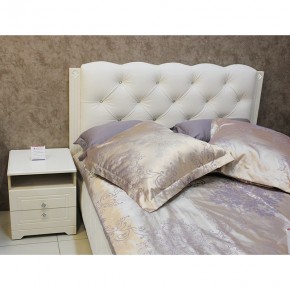 Кровать Капелла №14ПМ (туя светлая, Ховер 003) + основание с ПМ в Приобье - priobie.ok-mebel.com | фото 3