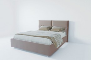 Кровать Корсика с ПМ 1200 (велюр серый) в Приобье - priobie.ok-mebel.com | фото 2