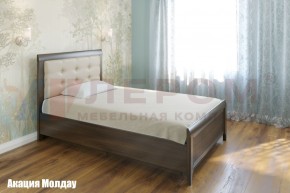 Кровать КР-1032 с мягким изголовьем в Приобье - priobie.ok-mebel.com | фото 3