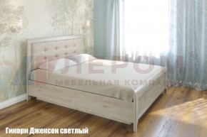Кровать КР-1033 с мягким изголовьем в Приобье - priobie.ok-mebel.com | фото