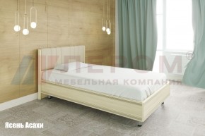 Кровать КР-2011 с мягким изголовьем в Приобье - priobie.ok-mebel.com | фото