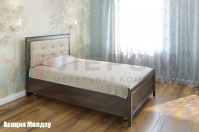 Кровать КР-2031 с мягким изголовьем в Приобье - priobie.ok-mebel.com | фото 3