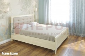 Кровать КР-2033 с мягким изголовьем в Приобье - priobie.ok-mebel.com | фото 2