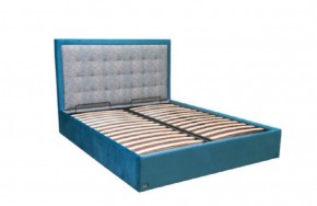 Кровать Люкс 1400 с ПМ (ткань 1 кат) в Приобье - priobie.ok-mebel.com | фото 2