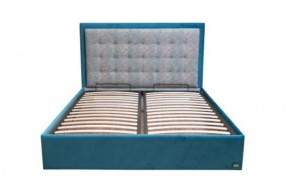 Кровать Люкс 1400 с ПМ (ткань 1 кат) в Приобье - priobie.ok-mebel.com | фото 3