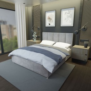 Кровать Мерида Решетка+ПМ+Дно (1600) в Приобье - priobie.ok-mebel.com | фото