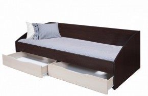 Кровать одинарная "Фея - 3" симметричная New (2000Х900) венге/вудлайн кремовый в Приобье - priobie.ok-mebel.com | фото 2