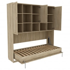 Шкаф-кровать подъемная 900 (горизонтальная) арт. К03 в Приобье - priobie.ok-mebel.com | фото 2
