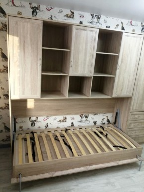 Шкаф-кровать подъемная 900 (горизонтальная) арт. К03 в Приобье - priobie.ok-mebel.com | фото 6