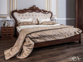 Кровать с мягким изголовьем Афина 1600 (караваджо) в Приобье - priobie.ok-mebel.com | фото