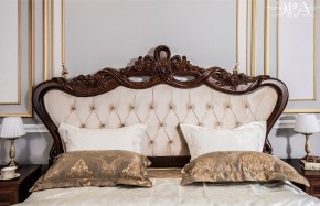 Кровать с мягким изголовьем Афина 1600 (караваджо) в Приобье - priobie.ok-mebel.com | фото 4