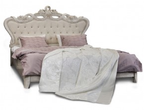 Кровать с мягким изголовьем Афина 1600 (крем корень) в Приобье - priobie.ok-mebel.com | фото