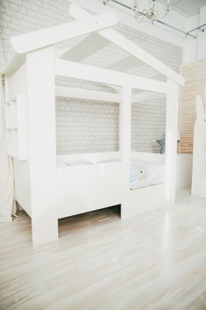 Кровать Теремок (800*1600) Без ящика/ступеньки в Приобье - priobie.ok-mebel.com | фото 9