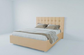 Кровать Венеция без основания 800 (экокожа бежевая) в Приобье - priobie.ok-mebel.com | фото