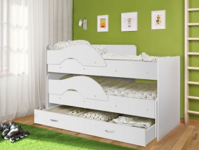 Кровать выкатная Радуга 800*1600 (Матрешка) Белый в Приобье - priobie.ok-mebel.com | фото 27