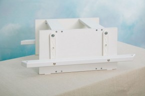 Кроватка-трансформер Classic 6в1 + комплект матрасов (белая матовая) в Приобье - priobie.ok-mebel.com | фото 10