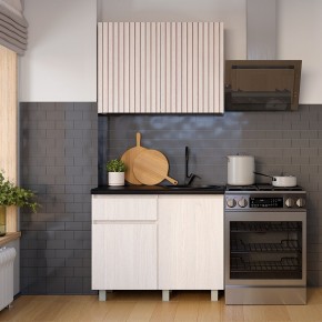 Кухня Тренд 1.0 м (Ясень белый) в Приобье - priobie.ok-mebel.com | фото