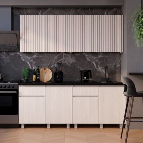 Кухня Тренд 1.0 м (Ясень белый) в Приобье - priobie.ok-mebel.com | фото 4