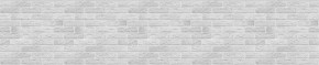 Кухонный фартук 610х3000х1,5 (композит) КМ Кирпич серый в Приобье - priobie.ok-mebel.com | фото 1