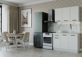 Кухонный гарнитур Белый Глянец 1200 (Стол. 38мм) в Приобье - priobie.ok-mebel.com | фото