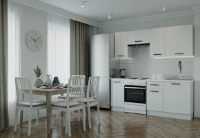 Кухонный гарнитур Белый Глянец 2000 (Стол. 26мм) в Приобье - priobie.ok-mebel.com | фото